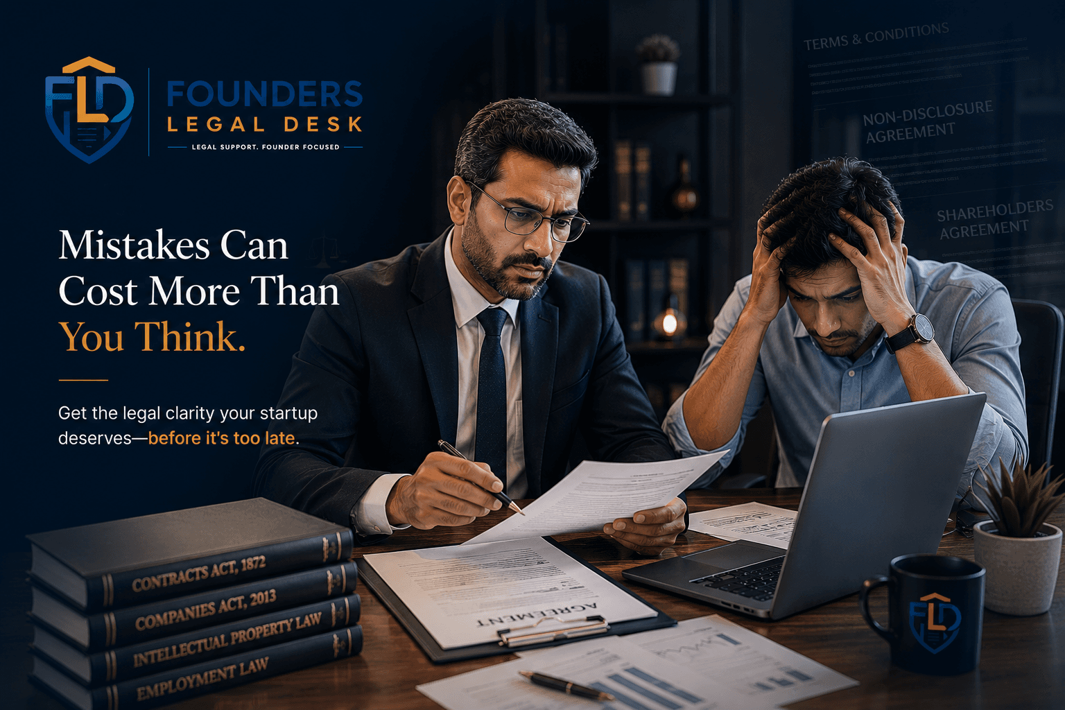7 Legal Mistakes Founders Make in Their First Year (And How to Avoid Them)